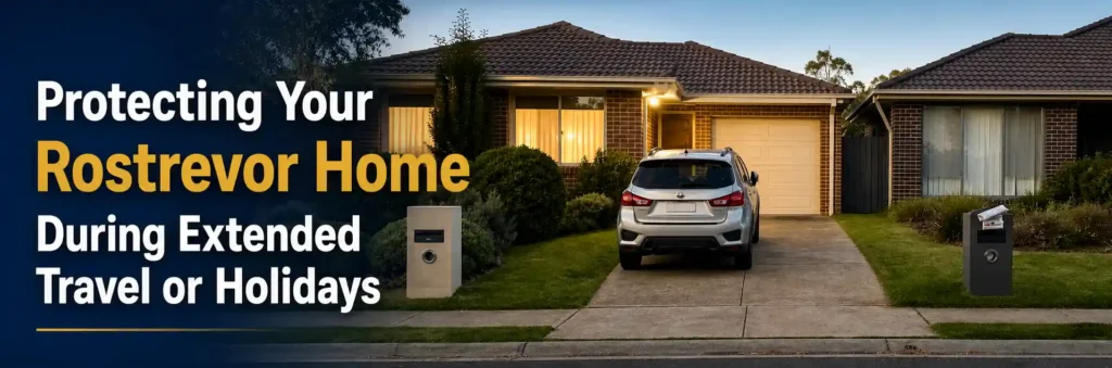 Rostrevor home security during extended travel or holidays