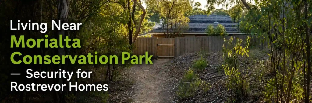 Rostrevor home near Morialta Conservation Park with residential security considerations